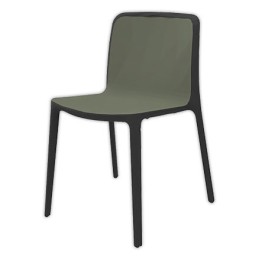 1 Lot de 2 CHAISES BIKA INTERIEUR / EXTERIEUR VERT