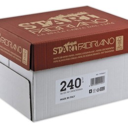 1 Pack de 125 Feuilles de papier dessin blanc formatA4 - 240 g