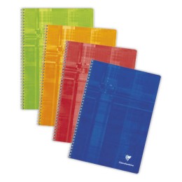 1 Cahier spirale Clairefontaine 90g, A4,100 pages, 5x5