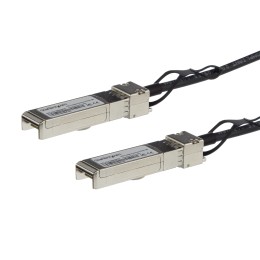 StarTech.com Câble SFP+ à connexion directe de 1 m - Compatible avec Juniper EX-SFP-10GE-DAC-1M - Cordon SFP+ 10G - Câble twinax passif - Câble d'attache directe 10GBase - SFP+ verrouillé pour SFP+ verrouillé - 1 m - twinaxial - SFF-8431/SFF-8432 - passif