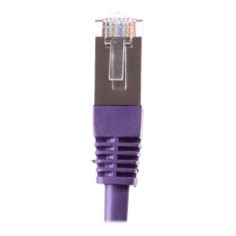 Uniformatic - Cordon de raccordement - RJ-45 (M) pour RJ-45 (M) - 10 m - FTP - CAT 6 - moulé - violet