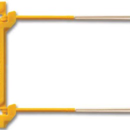 1 Boite de 100 Attaches JALEMA CLIP jaune et blanc