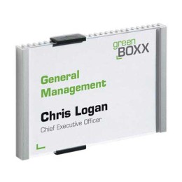 1 Plaque de porte format A6 - L 14,9 x H10,55 cm