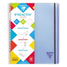 1 Cahier spirale Proactiv' Book A4 +, 160 pages, 5x5, 90g