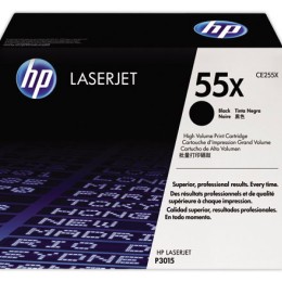 1 HP 55X CE255X toner noir Grande capacité