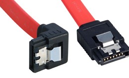 LINDY Internal SATA Latch Cable 1m 2x7 pin SATA plug