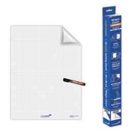 1 Rouleau de 25 feuilles Magic Chart quadrillé