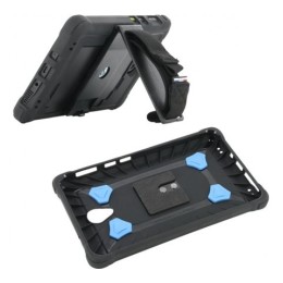 Mobilis PROTECH - Coque de protection pour tablette - renforcée, avec béquille + dragonne rotative à 360° - 30 % de matériaux recyclés, TFP 4.0 - noir - pour Samsung Galaxy Tab Active5