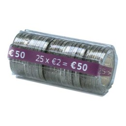1 Sachet de 250 Coques plastique pour pièces de 2 euros