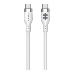 TARGUS Hyper 1.5m Silicone USB-C to USB-C 60W Charging Cable - White