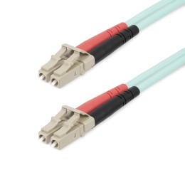 StarTech.com Câble à Fibre Optique Multimode LC/UPC vers LC/UPC OM4, 20m - Cordon de raccordement - LC/UPC multimode (M) pour LC/UPC multimode (M) - 20 m - fibre optique - duplex - 50 / 125 microns - OM4 - débit de transfert de données jusqu'à 100 Gbps, s