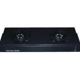 MCL - Rack de ventilation 19'' - 2 ventilateurs - Noir