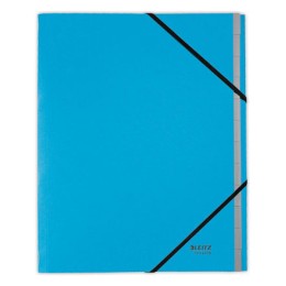 1 Trieur avec élastiques LEITZ 12 touches - 100% recyclé - Bleu