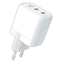 1 Chargeur secteur GAN 2 ports USB-C 45W