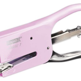 1 Pince agrafeuse Rapid Classique K1 rose