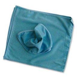 1 Sachet de 5 Carrés de tissus multi-usages microfibres - bleu