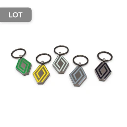 PORTE-CLÉS RENAULT EMBLÈME - LICENCE OFFICIELLE RENAULT 