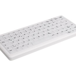 CHERRY AK-C4110F-U1-W/FR Wired keyboard compact without numpad washable USB white (FR)