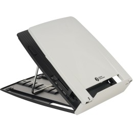 BakkerElkhuizen Ergo-Q 330 Circular Supports de Laptop Noir, Gris 43,2 cm (17")