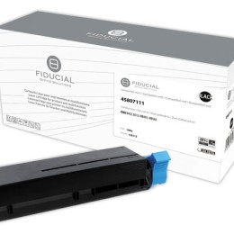 1 Toner FIDUCIAL équiv. OKI 45807111 noir