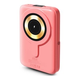 URBAN FACTORY MAGNEE POWER Wireless Magnetic Universal Powerbank 10.000mAh - Sugar Coral