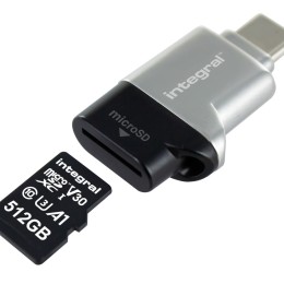 Integral - Lecteur de carte (microSD, microSDHC UHS-I, microSDXC UHS-I) - USB-C 3.1 Gen 1