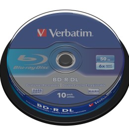 Verbatim - BD-R DL x 10 - 50 Go - support de stockage