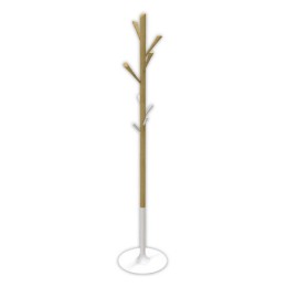 1 Portemanteau Tree bois/blanc 8 patères
