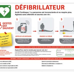 1 Panneau gestes de 1er secours