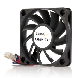 StarTech.com Ventilateur PC à roulement à billes - Alimentation TX3 - 60 mm - 1x Molex fan TX3 femelle - Kit de ventilation pour ordinateur - 60 mm