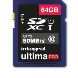 Integral UltimaPro - Carte mémoire flash - 64 Go - UHS Class 1 / Class10 - SDXC UHS-I