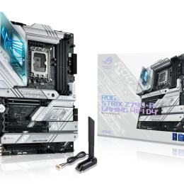 ASUS ROG Strix Z790-A Gaming WiFi D4 - Carte-mère - ATX - Socket LGA1700 - Z790 Chipset - USB 3.2 Gen 2x2, USB 3.2 Gen 2, USB-C 3.2 Gen2, USB 3.2 Gen 1 - 2.5 Gigabit LAN, Wi-Fi 6, Bluetooth - carte graphique embarquée (unité centrale requise) - audio HD (
