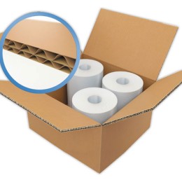 1 Lot de 10 Caisses américaines double cannelure 30x30x30 cm