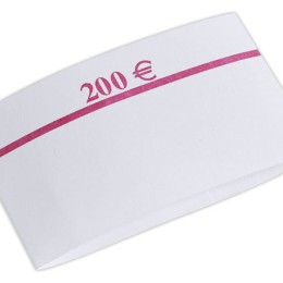 1 Sachet de 500 Bracelets papier pour 20 billets de 10euros