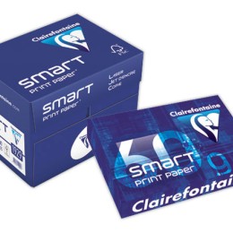1 Carton de 5 Ramettes de 500 feuilles de papier blanc SMART A4 60g