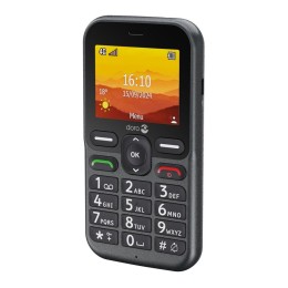 DORO Leva L10 - 4G téléphone de service - RAM 64 Mo / Mémoire interne 128 Mo - microSD slot - écran LCD (TFT) - 320 x 240 pixels (60 Hz) - rear camera 2 MP - noir