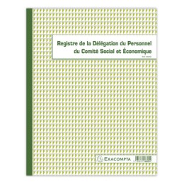 1 Registre délégués du personnel CSE Exacompta