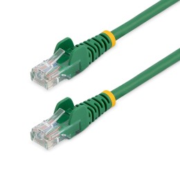 StarTech.com Câble réseau Cat5e UTP sans crochet - 5 m Vert - Cordon Ethernet RJ45 anti-accroc - Câble patch - Câble réseau - RJ-45 (M) pour RJ-45 (M) - 5 m - UTP - CAT 5e - sans crochet, bloqué - vert