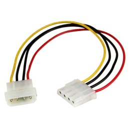 StarTech.com Câble d'Extension Alimentation Molex LP4 30 cm - Rallonge de Câble Alimentation LP4 4 Broches - Mâle vers Femelle - Rallonge de câble d'alimentation - alimentation interne 4 plots (M) pour alimentation interne 4 plots (F) - 30.48 cm - pour P/