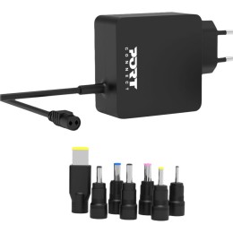 PORT DESIGNS Universal Power Adapter For Notebooks Up To 45W EU Plug 7 Universal Detachable Tips