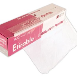 1 Boîte distributrice film alimentaire étirable 300 m x 30cm