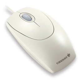 CHERRY WHEELMOUSE M-5400 Souris optique 1000 dpi 3 boutons USB+PS/2 grise claire