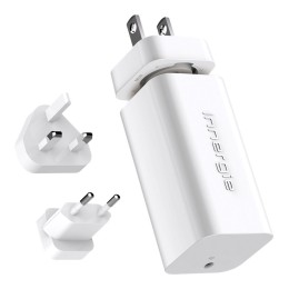 INNERGIE 65U Le plus petit Adptr. d alimentation 65W 6 embouts d alimentation pour portables Câble 1.5M Embouts voyage UE.UK et US