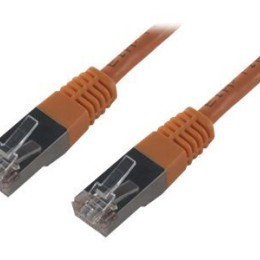 MCL RJ45 CAT 6 F/UTP 100percent copper network cable 2.0m Orange