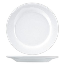 1 Carton de 6 Assiettes plates en porcelaine ø 19,5 cm