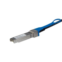 StarTech.com Câble SFP+ à connexion directe de 1 m - Compatible avec HP J9281B - Cordon SFP+ 10G - Câble Twinax passif - Câble DAC - Câble d'attache directe 10GBase - SFP+ verrouillé pour SFP+ verrouillé - 1 m - twinaxial - SFF-8431/SFF-8432 - passif - no