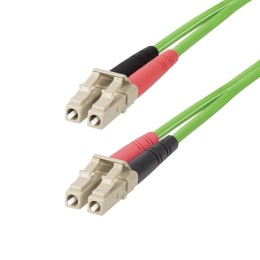 StarTech.com Câble Fibre Optique Multimode OM5 LC/LC (UPC) 1m, Câble LSZH - Cordon de raccordement - LC/UPC multimode (M) pour LC/UPC multimode (M) - 1 m - 2.9 mm - fibre optique - duplex - 50 / 125 microns - OM5 - sans halogène, débit de transfert de don
