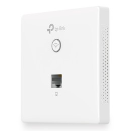 TP-LINK 300Mbps Wireless N Wall-Plate Access Point Qualcomm 300Mbps at 2.4GHz 802.11b/g/n 1 10/100Mbps LAN 802.3af PoE Supported Cen