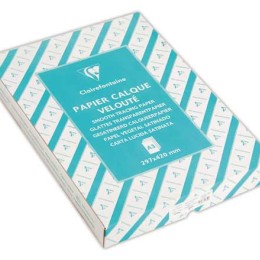 1 Ramette de 500 feuilles de papier calque 90 grs 29,7 x 42 cm