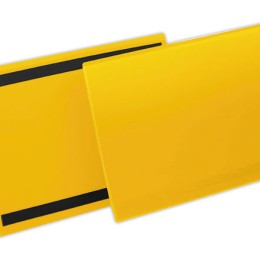 1 Lot de 50 Pochettes logistiques magnétiques A4 paysage jaune DURABLE